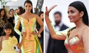 Read more about the article The golden mermaid: Aishwarya Rai Bachchan stuns at Cannes red carpet